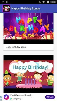 Happy Birthday Songs 2019 screenshot, image №2091554 - RAWG