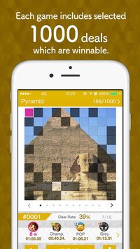 Pyramid 1000 - Solitaire Simple Game screenshot, image №1694055 - RAWG