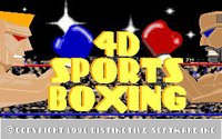 4D Sports Boxing screenshot, image №743512 - RAWG