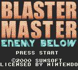 Blaster Master: Enemy Below (2000) screenshot, image №742640 - RAWG