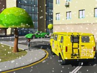 Winter School Bus Parking Simulator screenshot, image №918758 - RAWG