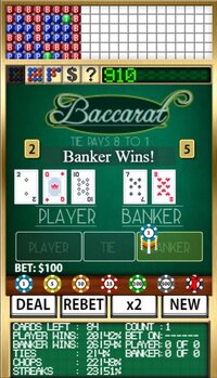 Baccarat Simulator screenshot, image №3381996 - RAWG