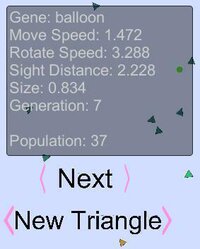 Triangle Evolution Simulator screenshot, image №2530248 - RAWG