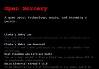 Open Sorcery (itch) screenshot, image №1044787 - RAWG