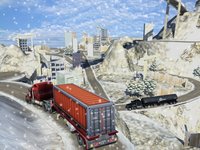 Winter Truck Driver Cargo Simulator Game screenshot, image №1992037 - RAWG