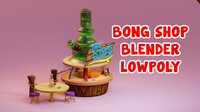 the bong shop low Poly 3D model screenshot, image №3660339 - RAWG