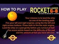 Rocket Lander G-8: Beyond the Moons of Saturn screenshot, image №2324520 - RAWG
