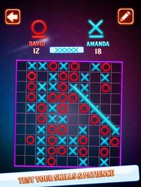 Tic Tac Toe Glow Game screenshot, image №1812217 - RAWG