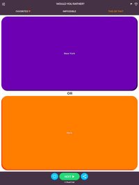 Would You Rather - Social Game screenshot, image №1661494 - RAWG