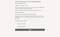 Heavens' Revolution: A Lion Among the Cypress screenshot, image №4109903 - RAWG