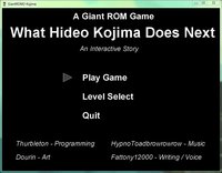 What Will Hideo Kojima Do Next? screenshot, image №1240493 - RAWG