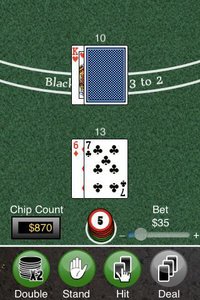 Blackjack (Large Cards) screenshot, image №1950898 - RAWG