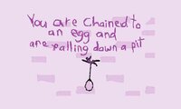you are chained to an egg and are falling down a pit screenshot, image №2813342 - RAWG