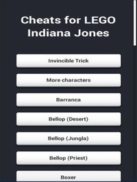 Cheats for Lego Indiana Jones screenshot, image №2111770 - RAWG
