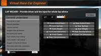 Virtual Race Car Engineer 2020 screenshot, image №3958950 - RAWG