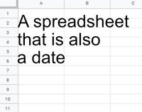 A spreadsheet that is also a date screenshot, image №2386654 - RAWG