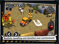 Trucker: Construction Parking Simulator - realistic 3D lorry and truck driver free racing game screenshot, image №917911 - RAWG