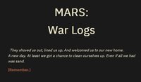 Mars: War Logs — an interactive fiction retelling screenshot, image №3583616 - RAWG