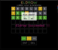 Eldrow - a Wordle Solver screenshot, image №3296292 - RAWG