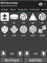 RPG Dice-Roller screenshot, image №2330160 - RAWG