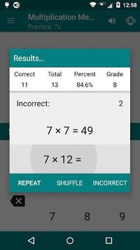 Multiplication Memorizer screenshot, image №1581074 - RAWG