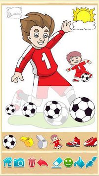 Football coloring book game screenshot, image №1555552 - RAWG