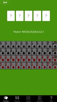 Video Poker Trainer - Jacks or Better screenshot, image №950805 - RAWG