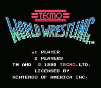 Tecmo World Wrestling screenshot, image №738195 - RAWG
