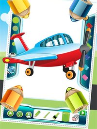 Flying on Plane Coloring Book World Paint and Draw Game for Kids screenshot, image №1632813 - RAWG