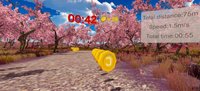 VR health care (running exercise): VR walking and running along beautiful seabeach and sakura forests screenshot, image №1905654 - RAWG