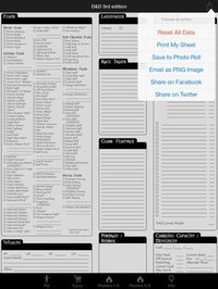Real Sheet: D&D 3.0 Edition + Dice Table screenshot, image №2133416 - RAWG