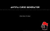 Antifa Curse Generator screenshot, image №1237225 - RAWG