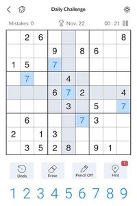 Sudoku - Free Classic Sudoku Puzzles screenshot, image №2074776 - RAWG