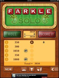 Farkle Solo Solitaire - Free screenshot, image №1472843 - RAWG