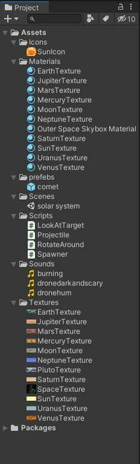 Solar System Simulation (ahmed_elkfafy) screenshot, image №2942747 - RAWG