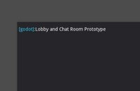 Godot Lobby and Chat Room Prototype screenshot, image №2922356 - RAWG