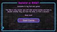 Socialist or Bible Quiz screenshot, image №3813783 - RAWG