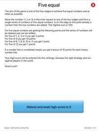five equal screenshot, image №1843233 - RAWG