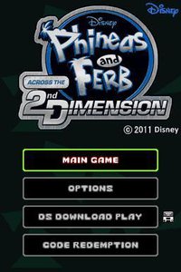 Phineas and Ferb: Across the 2nd Dimension (DS) screenshot, image №1709716 - RAWG