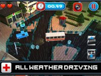 3D Blocky Moto Ambulance King - Emergency Dr Rush Road Parking Mini Game screenshot, image №889319 - RAWG