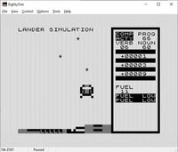 ZX81 Lunar Lander screenshot, image №3857365 - RAWG