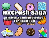 HxCrush Saga - A match 3 game prototype for HaxeFlixel screenshot, image №2834068 - RAWG