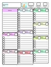 D&D 5e character sheet for dyslexia (4 pages; FORM FILLABLE INCLUDED) screenshot, image №3640282 - RAWG