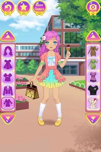 Anime School Dress Up screenshot, image №1384390 - RAWG