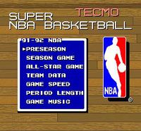 Tecmo Super NBA Basketball screenshot, image №760598 - RAWG