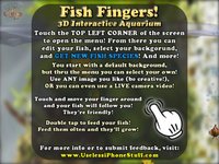 Fish Fingers! 3D Interactive Aquarium FREE screenshot, image №1684575 - RAWG