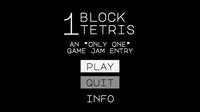 1 Block Tetris screenshot, image №2117864 - RAWG