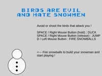 Birds are evil and hate Snowmen screenshot, image №3149402 - RAWG