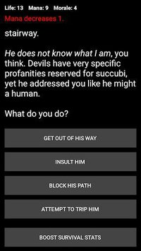 Demon's Choice: Text Adventure RPG screenshot, image №1539980 - RAWG