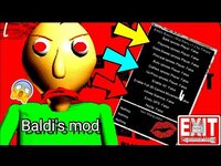 Guide to Baldi's Basics Mod Menu screenshot, image №2912402 - RAWG